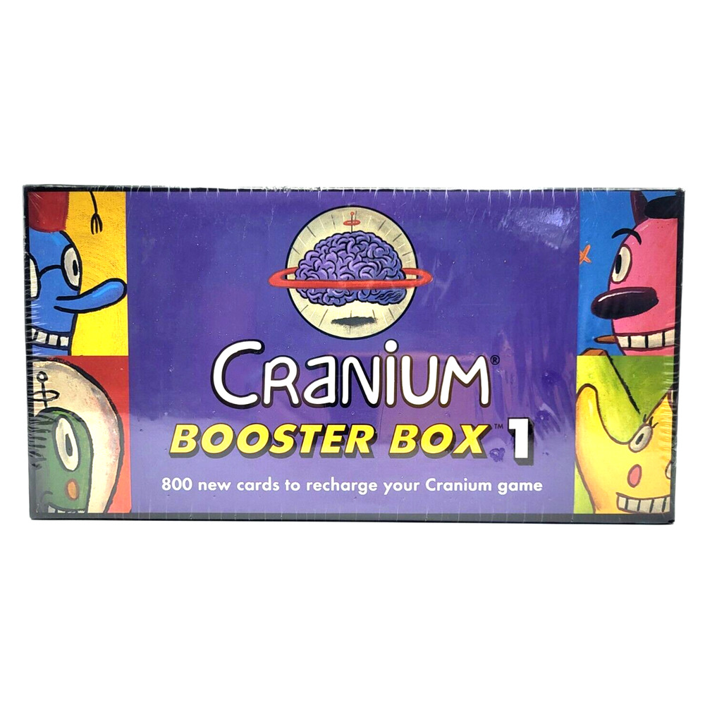 CRANIUM Booster Box 1 New Cards to Recharge Your Cranium Game Vintage 1999 NEW